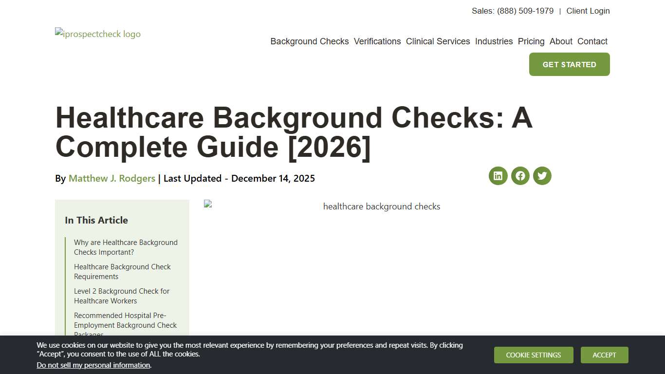 Healthcare Background Checks: A Complete Guide [2026]